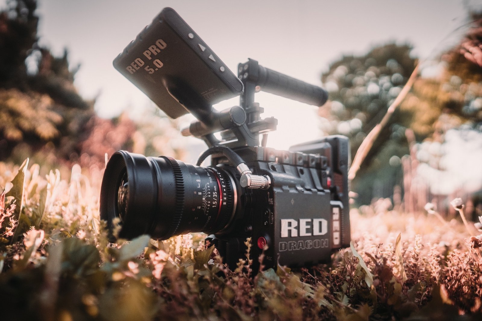 RED Cinema Kamera als filmisches Arbeitsdetail von Andreas Boehler